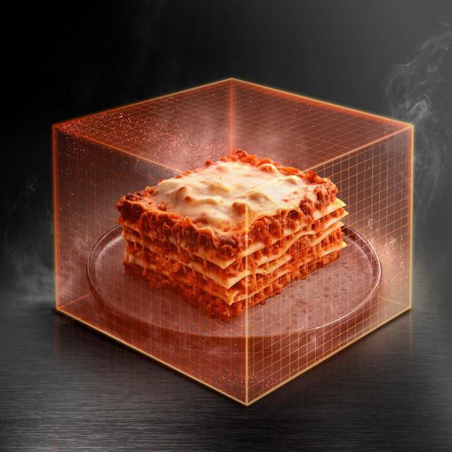 Produktbild Cecotec Flachbett-Mikrowelle mit Keramik-Innenraum, Auftaumodus, 3D-Wellen-Technologie und Timer (20 l)