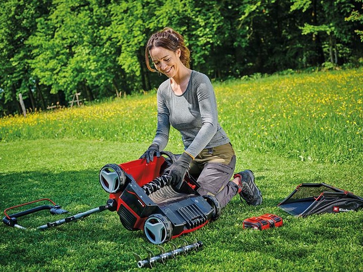 Image du produit Einhell GE-SA 36/35 Li-Solo Scarificateur à batterie-ventilateur