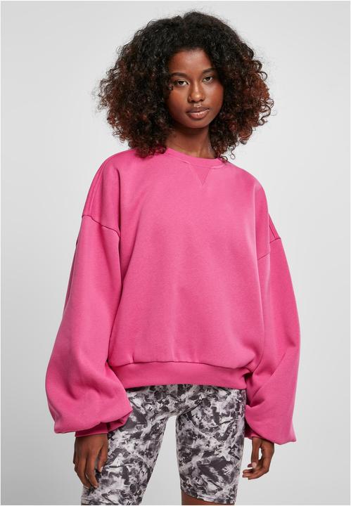 Produktbild Urban Classics Ladies Oversized Triangle Crew Neck brightviolet XS/S (XS)