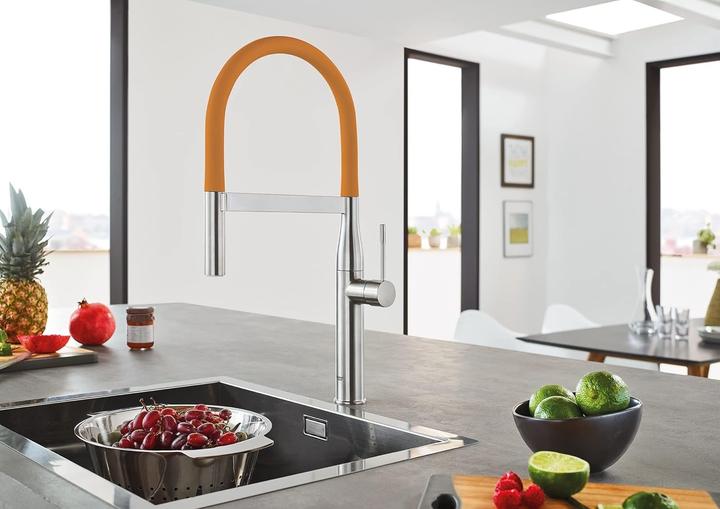 Immagine prodotto Grohe Rubinetto cucina monocomando con spruzzatore magnetico e finitura resistente