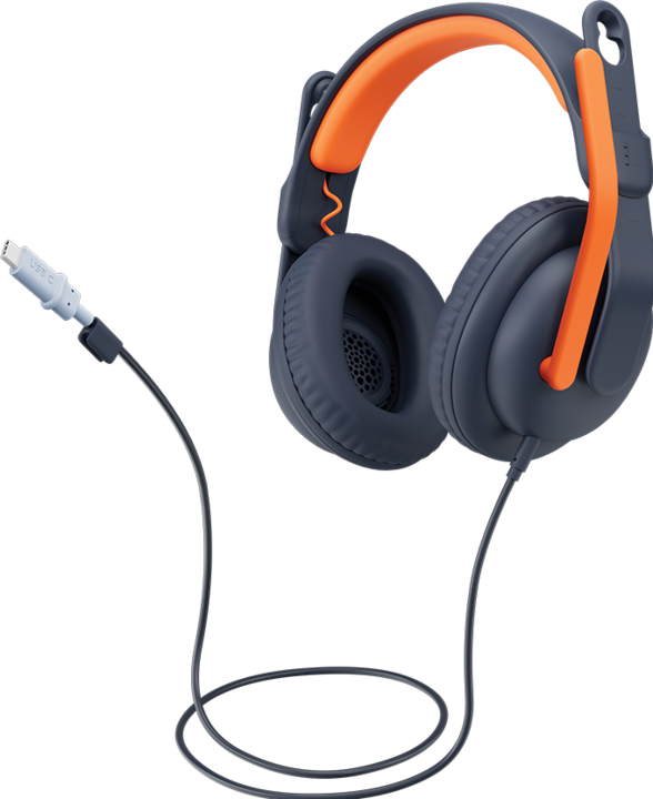 Immagine prodotto Logitech Zone Learn - BLU CLASSICO - OVER EAR USB-C - EDU (Cablato)