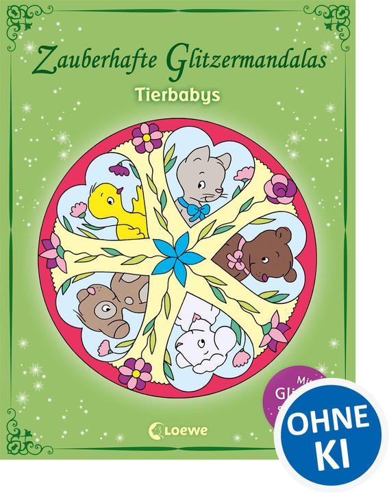 Produktbild Zauberhafte Glitzermandalas Tierbabys