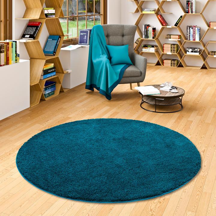 Produktbild Snapstyle Hochflor Shaggy Teppich Palace (Ø 100 cm)