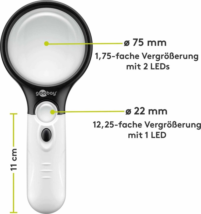 Immagine prodotto Goobay Lente di lettura a LED