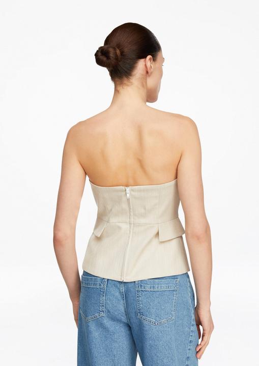 Immagine prodotto Comma Schulterfreies Corsagen-Top mit Glitzer (36)