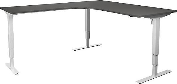 Gris foncé et blanc