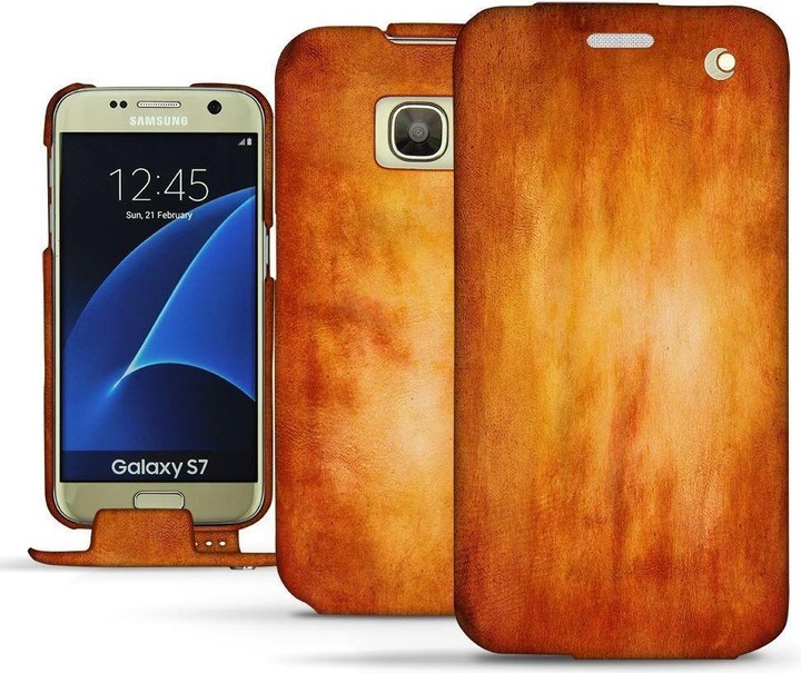Noreve Lederschutzhülle vertikal (Samsung Galaxy S7)