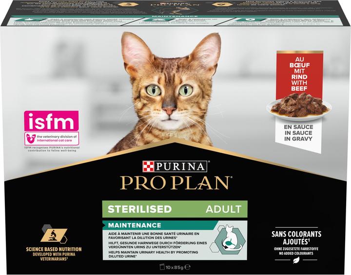 Immagine prodotto Purina ONE Sterilised NUTRISAVOUR (Adulto, 10 pz., 850 g)