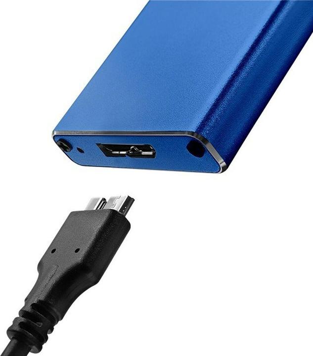 Actual product image Qoltec Aluminium Enclosure (M.2)