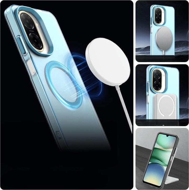 Actual product image Cover-Discount Xiaomi Redmi A5 / Poco C71 - Acrylic Phone Case with Magnet and color accent (Xiaomi Redmi 5)