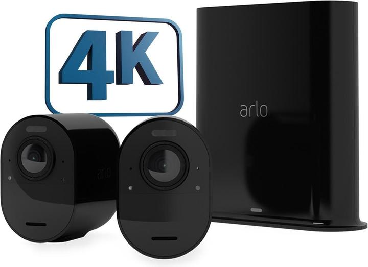 Produktbild Arlo Ultra 2 Spotlight Kamera, 2er Set (3840 x 2160 Pixels)