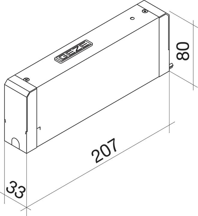 Actual product image Geze Motor with 1 relay E 212 R1 1400 N suitable for OL 90 N / OL 95 (1 pcs.)