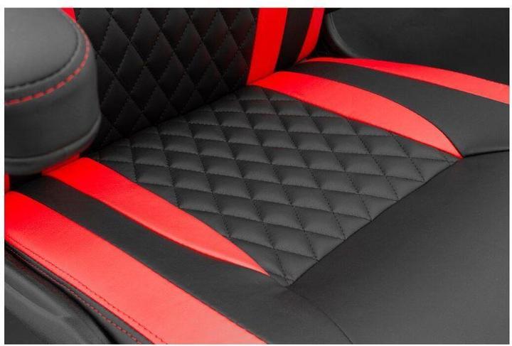 Image du produit White Shark Dervish Chaise de jeu, Noir-Rouge