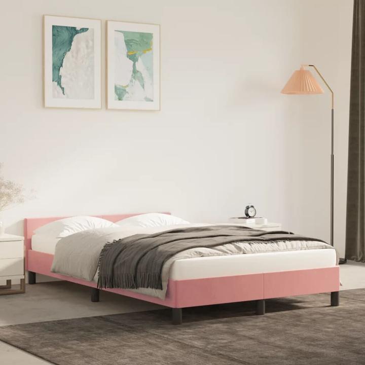 Actual product image vidaXL Bettgestell mit Kopfteil (120 x 200 cm)