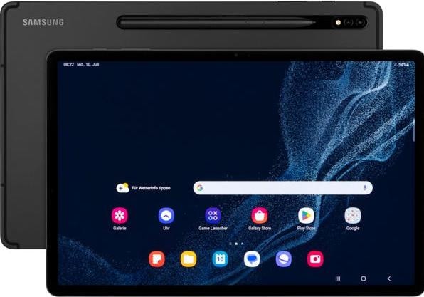 Produktbild Samsung Galaxy Tab S8+ (nur WLAN, 12.40", 256 GB, Graphite)