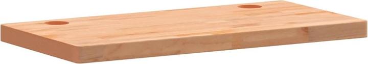 Actual product image vidaXL Schreibtischplatte 100x50x4 cm Massivholz Buche,Material (50 x 100 cm)