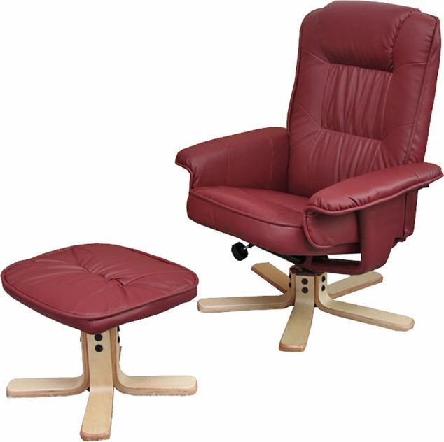 Poltrona Reclinabile Manuale Grigio Relax Letto Tessuto Salotto con Poggiapiedi