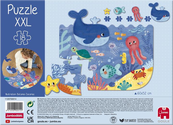 Image du produit Goula Puzzle XXL 13 pièces Océan (18 pièces)