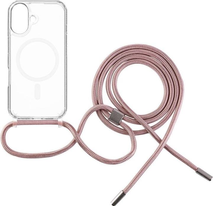 Produktbild Fixed MagPure Neck für Apple iPhone 16 Plus, pink (Apple iPhone 16 Plus)