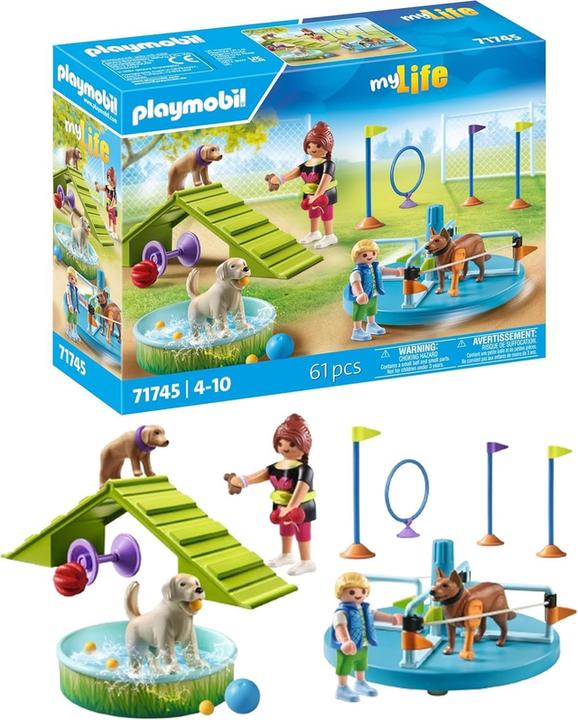 Image du produit Playmobil Aire de jeux pour chiens (71745, Playmobil Ma vie)