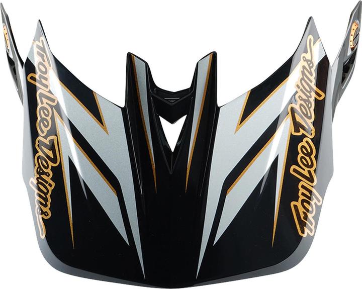 Troy Lee Designs D4 Composite Helmvisier, Ghostwing, white