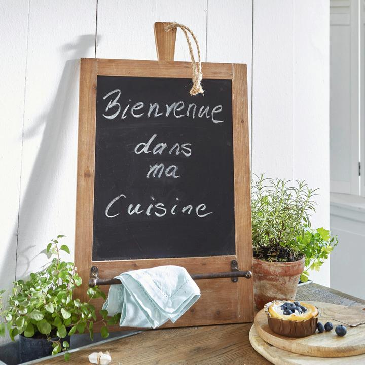 Actual product image Loberon Memoboard Estadillas brown/black (35 x 7 x 58 cm)
