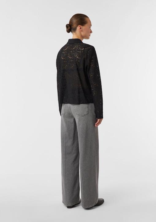 Immagine prodotto Comma Bluse Semitransparente Hemdbluse aus Spitze (36)