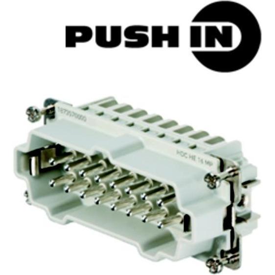 Weidmüller Kontakteinsatz Stift 16p Steckklemm 24A 1873570000, Elektronikkabel + Stecker