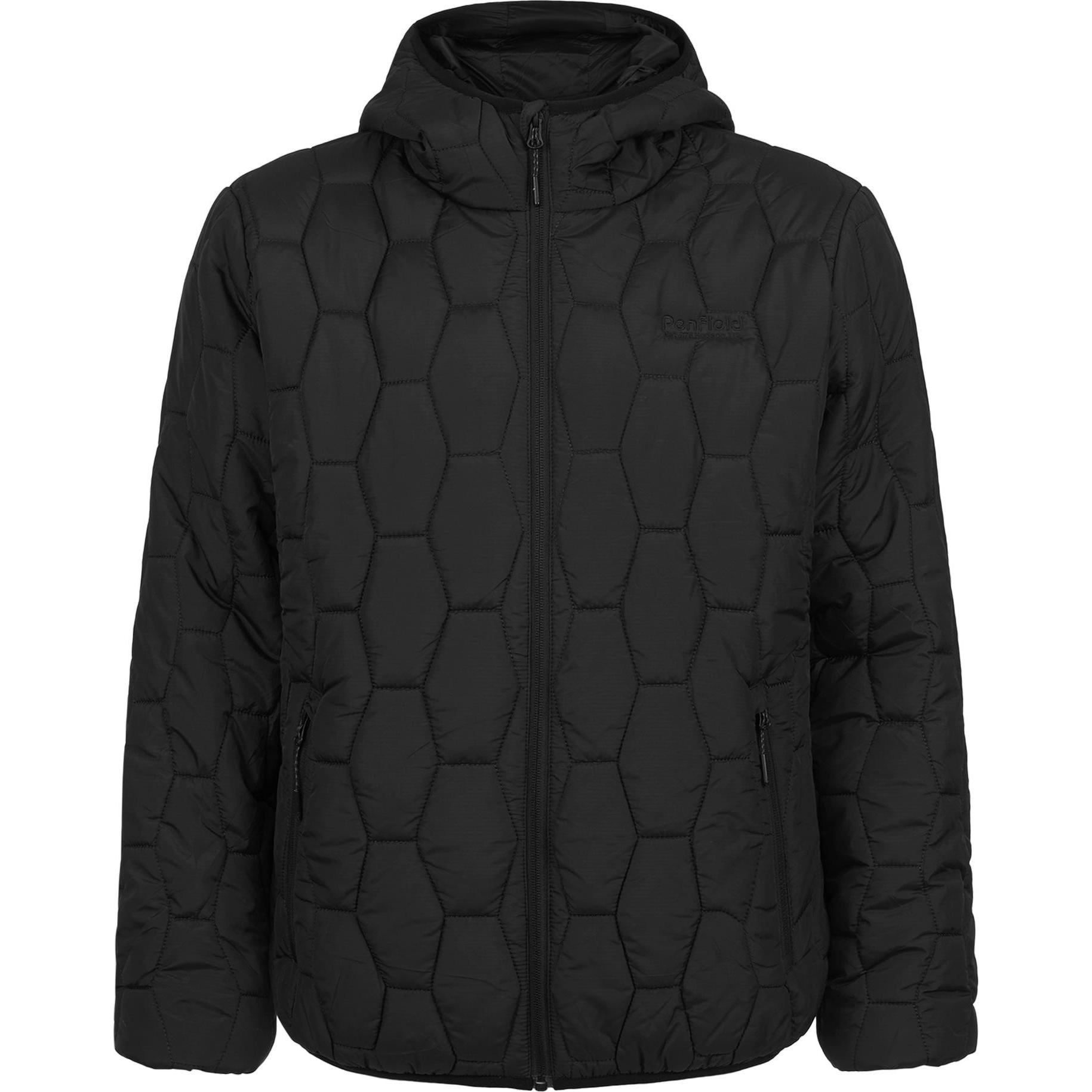 Penfield, Herren, Jacke, jacke hudon cript hexagonal quilt (S), Schwarz, S