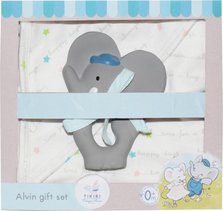 Tikiri Geschenkset Alvin mit Tuch & Beissring