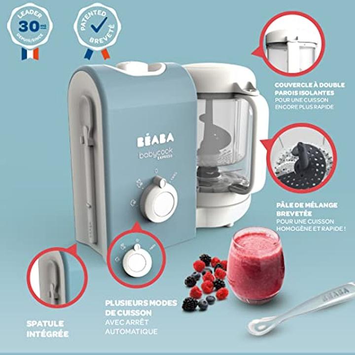 Image du produit Beaba Nouveau! Babycook Express Grinder-Steamer Baltic bleu