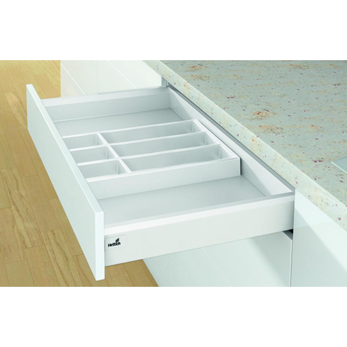 Hettich Besteckeinsätze OrgaTray 470, Besteckkasten, Grau