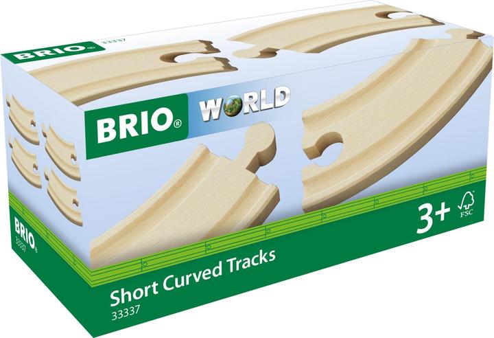 Produktbild Brio Kurze gebogene Gleise