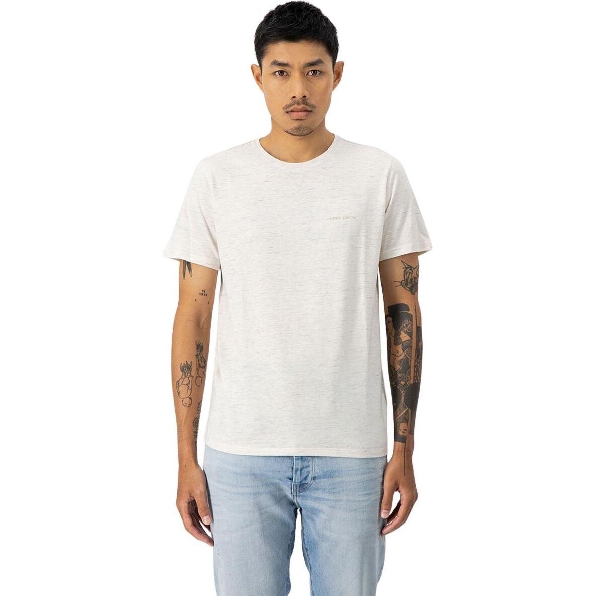 Thumbnail - Teddy Smith, Herren, Shirt, t-hirt teddy mith nark chine, Weiss, (S)
