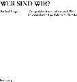 Produktbild Wer sind wir? (Deutsch, Bettina Hunger, 2005)