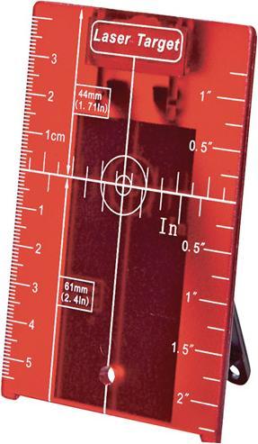 Actual product image Leica 758831 Zieltafel Rot
