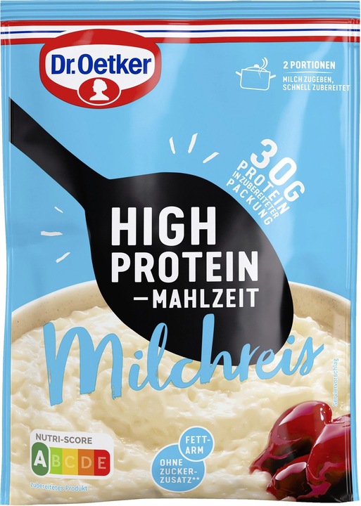 Actual product image Dr. Oetker High Protein Rice Pudding (104 g)