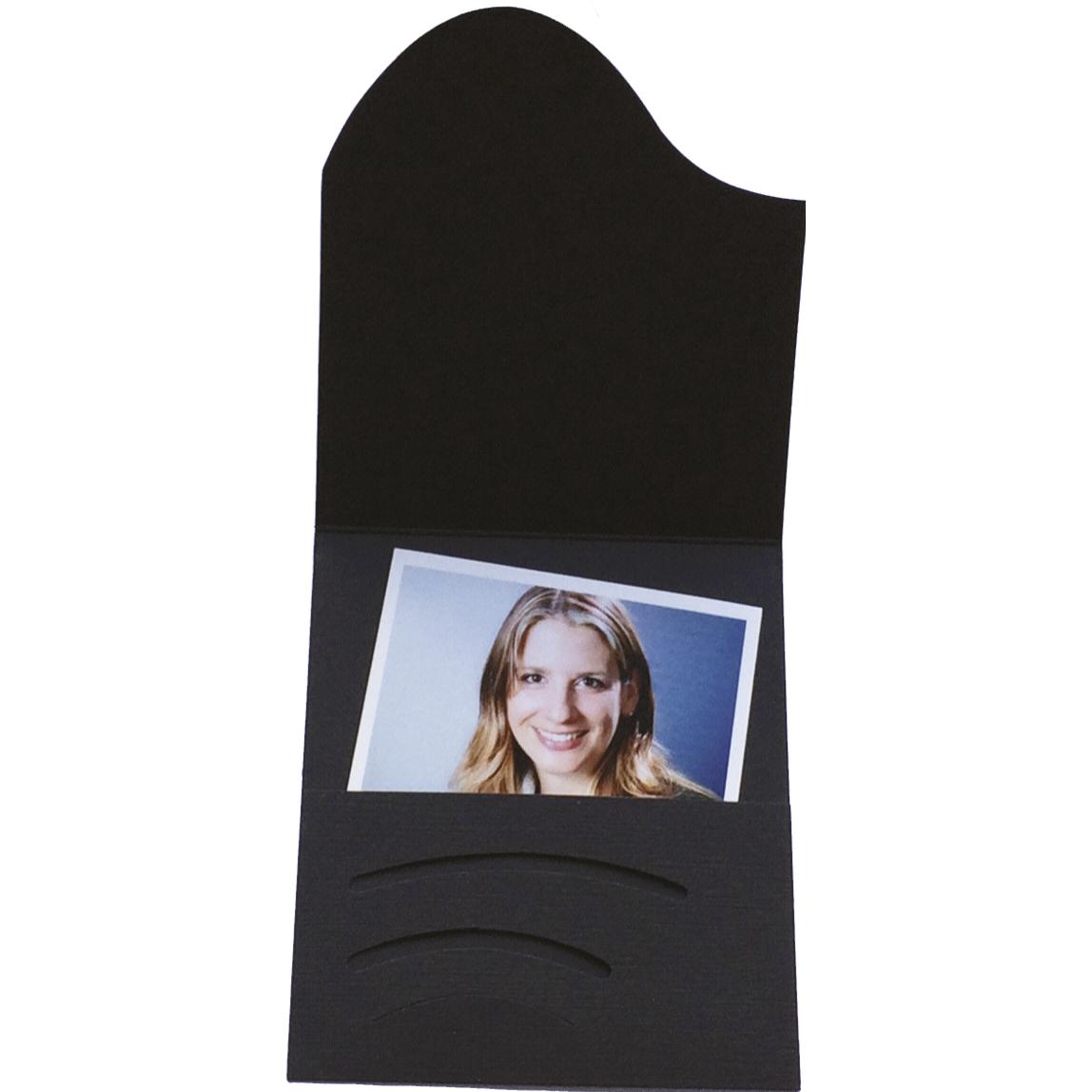 Thumbnail - Daiber, Mappe, 1x100 Passbildmappen Wave Leinenkarton (7 x 10 cm, 100 x)