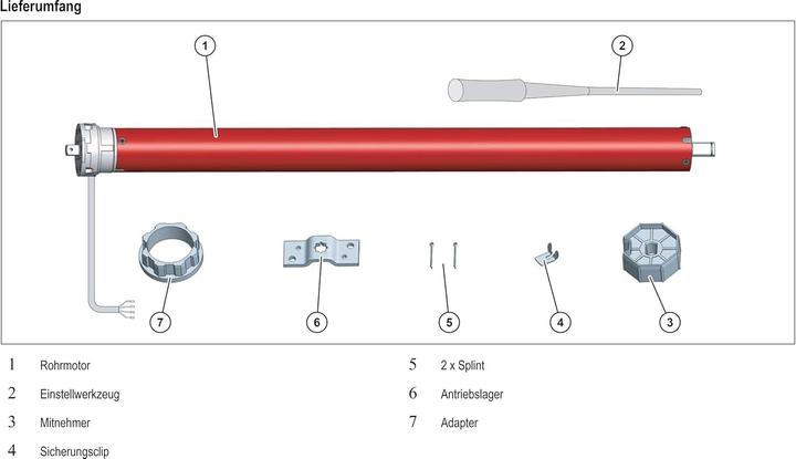 Produktbild Superrollo Rohrmotor Professional RM10MS