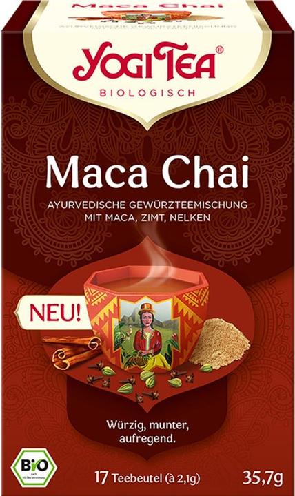 Anis, Chai, Fenchel, Guarana, Ingwer, Kardamom, Maca, Nelken, Schwarzer Pfeffer, Süssholz, Zichorienwurzel, Zimt