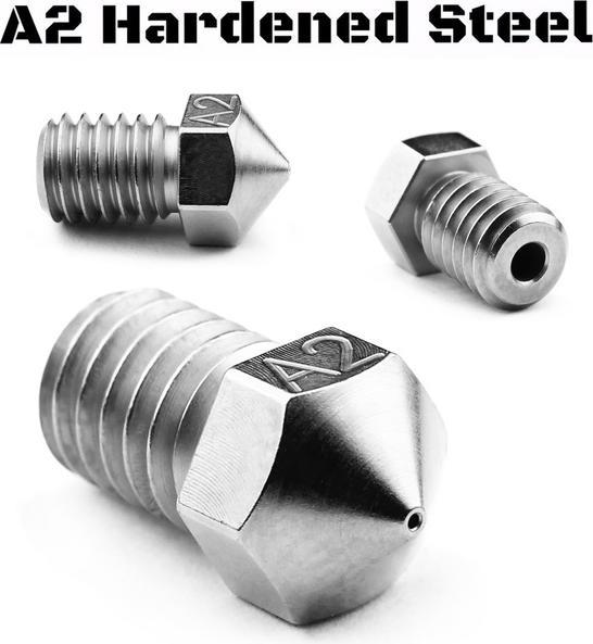 Actual product image German RepRap M6 Hard Steel 1 75 0.4mm (Blast pipe)