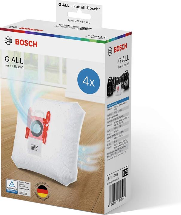 Produktbild Bosch Hausgeräte PowerProtect Type G All BBZ41FGALL (1x)