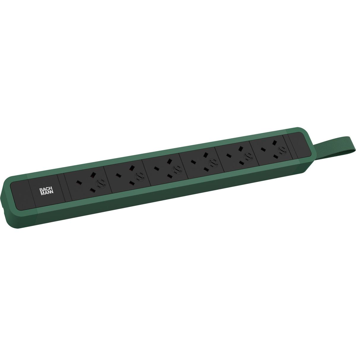 Bachmann, Steckdosenleiste, BACH Steckdosenleiste (6 x, BS 1363, CEE 7/3, 2 m)