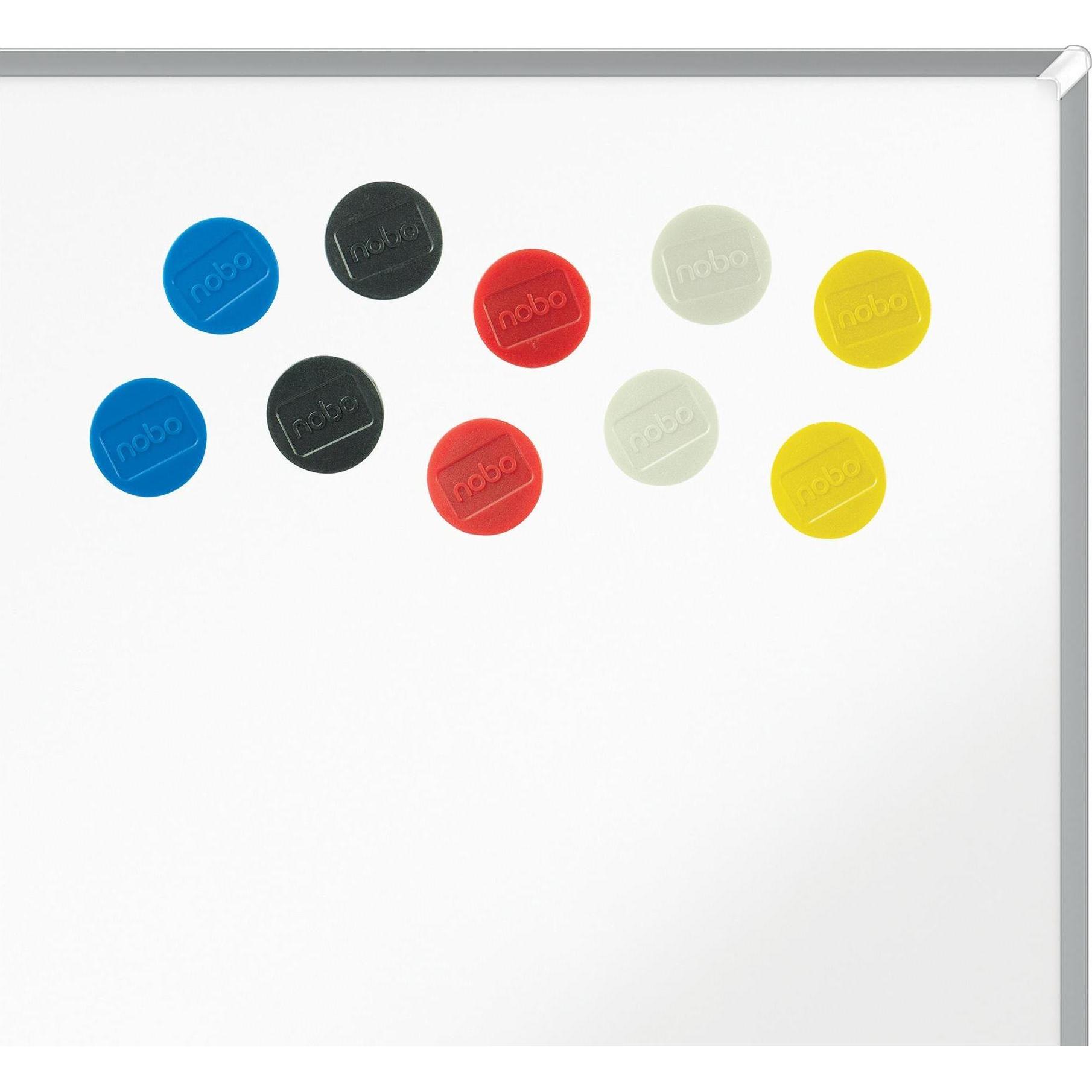 Thumbnail - Nobo, Magnet, Magnet rund 38mm 1915318 (assortiert) 10 Stück (10 x)