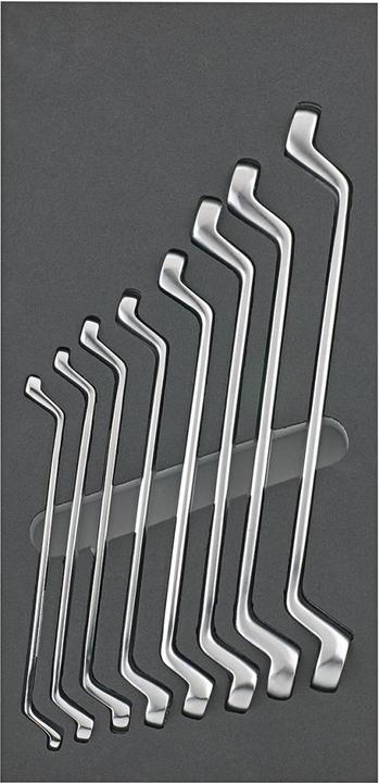 Produktbild Fortis Werkzeugmodul 1/3 Doppel Ringschlüssel 8 Teile