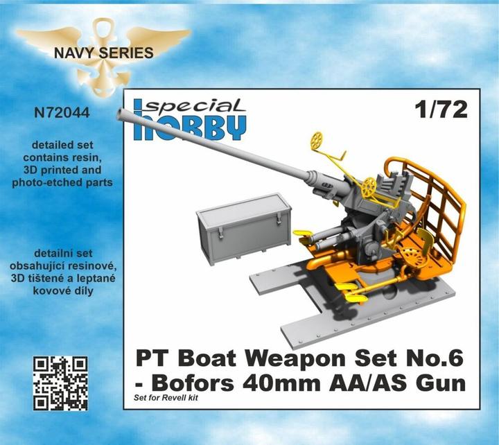 Immagine prodotto CMK Set di armi PT Boat No.6 - Cannone Bofors 40 mm AA/AS 1/72