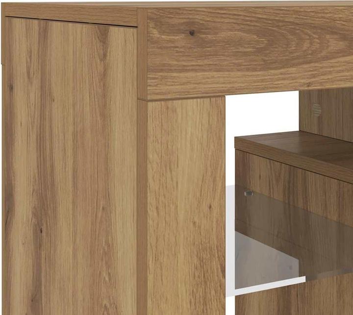 Produktbild VidaXL TV Schrank Lowboard Fernsehschrank Fernsehtisch mit LED Artisan-Eiche