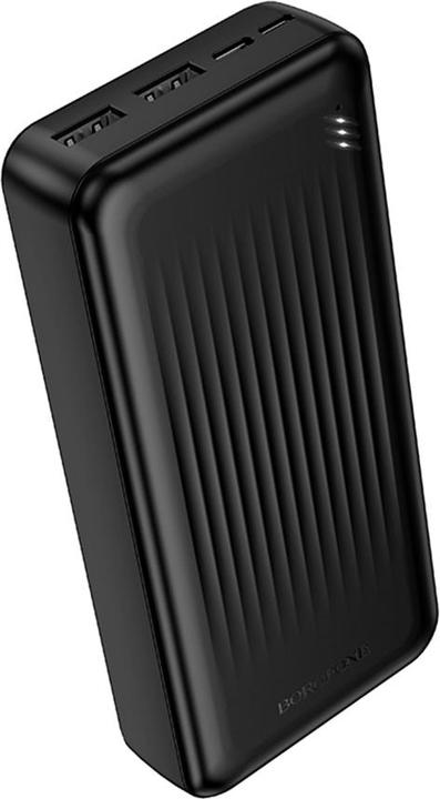 Borofone Powerbank 20000mAh BJ78A Clever - 2xUSB - Schwarz (20000 mAh, 74 Wh)