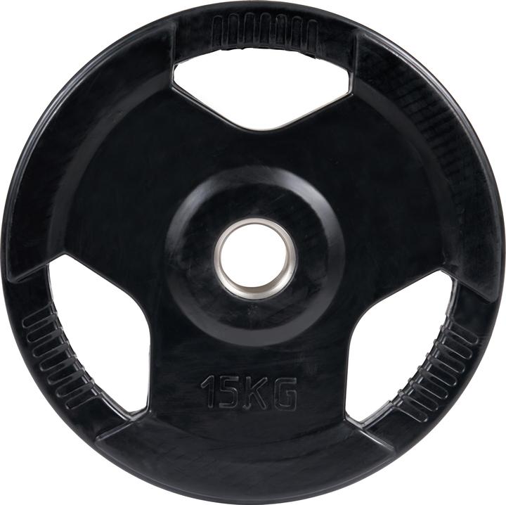 Actual product image Sport-Thieme Rubberized competition weight plates 50 mm (7 x 2.5 kg)
