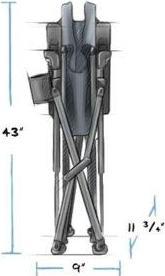 Produktbild Yeti ® Camping Stuhl Trailhead - Navy